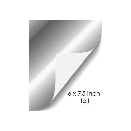 Light Blue Shiny Candy Bar Wrapper Foil Sheets for over wrapping chocolate bars - 40 Sheets
