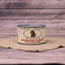 Grabill Country Meats - Pack of 4 - Turkey Chunks - Fully Cooked & Ready To Eat - 13 oz. Cans Boxed