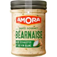 Amora Sauce Bearnaise Echalotes et Vin Blanc 184g (Amora Sauce Bearnaise With Shallots and White Wine 184g)