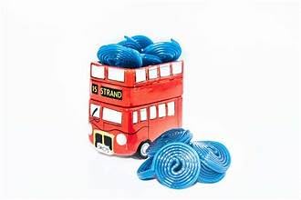 Blue Raspberry Licorice Wheels 4.4 LB - Broadway on Wheels Candy - One Bulk Bag