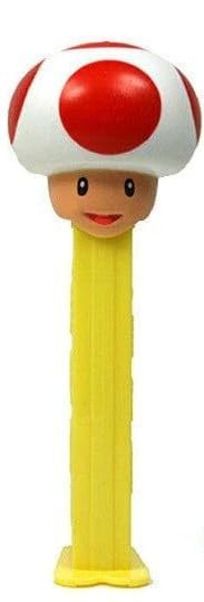PEZ Mario Kinopio Toad Mushroom PEZ Dispensers With 2 Candy Refills | Nintendo Mario Bros Party Favors, Super Mario Party Favor, Grab Bags, Mario