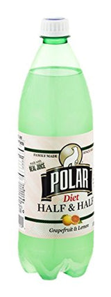 Polar Half & Half Soda Diet 1 Liter 12 Pack