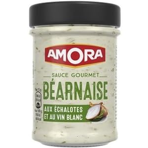 Amora Sauce Bearnaise Echalotes et Vin Blanc 184g (Amora Sauce Bearnaise With Shallots and White Wine 184g)