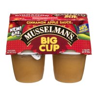 Musselman's Apple Sauce Big Cup Cinnamon - 4 CT