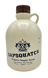 Sapsquatch Organic Maple Syrup - Quart - Grade-A Amber Rich