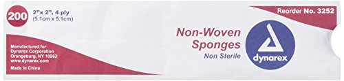 Non-Woven Sponge, N/S 4Ply - 2x2-200/Box