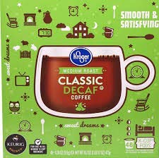 Kroger Classic Decaf Coffee Single Serve Cups (48 Count )