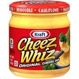Kraft Cheez Whiz Original Cheese Dip, 15 oz Jar