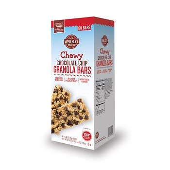 Chewy Chocolate Chip Granola Bars, 60 ct. SA_AB