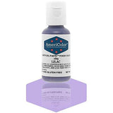 AmeriColor, Lilac, 0.75 Ounce Bottle, Soft Gel Paste Food Color