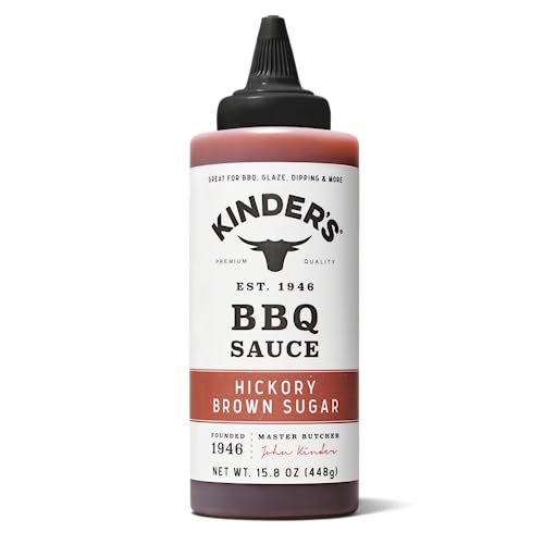 KINDERS Organic Hickory Brown Sugar BBQ Sauce, 16 OZ