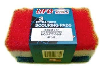 DDI UFO 3 Extra Thick Kitchen Scouring Pads (Pack of 48)
