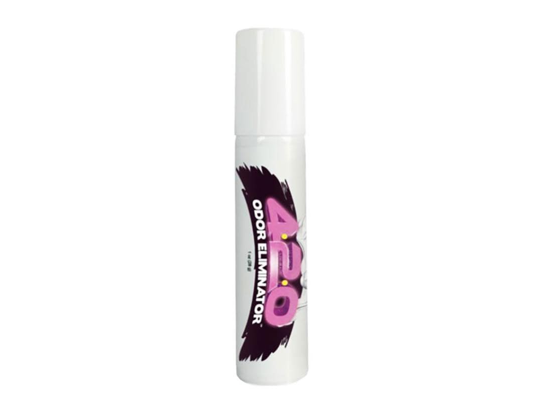 420 Odor Eliminator Air Freshner (Sweet Vanilla Pink) (3 Pack Spray)
