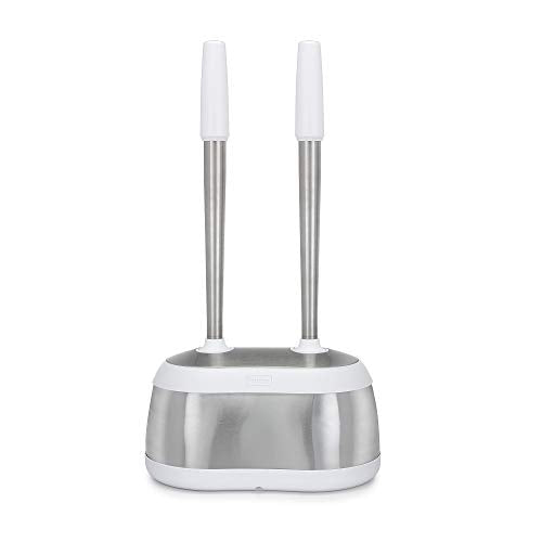Polder Dual Bath Caddy - White