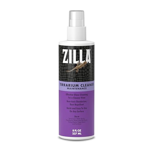 Zilla Terrarium Cleaner, For Glass, Acrylic, Hard Surfaces and More, Anti-Static Dust Control