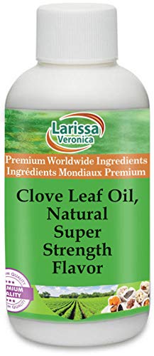 Clove Leaf Oil, Natural Super Strength Flavor (4 oz, ZIN: 528526) - 3 Pack