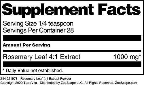Rosemary Leaf 4:1 Extract Powder (1 oz, ZIN: 521978) - 3 Pack