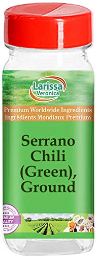 Serrano Chili (Green), Ground (8 oz, ZIN: 526622) - 2 Pack