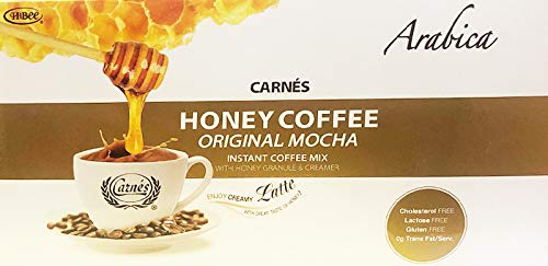 Carnes Sweet Honey Mocha Instant Coffee Sticks, 20 Sticks (8.4 Ounce, Medium-Dark Roast, Gluten Free)