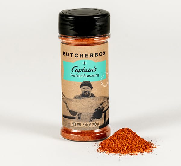 ButcherBox Captain's Seafood Seasoning, Premium Quality Blends, 3.4 oz