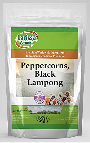 Peppercorns, Black Lampong (4 oz, ZIN: 526818) - 3 Pack