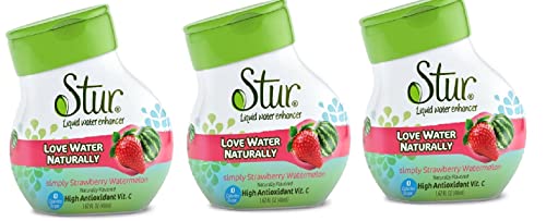 Stur - Liquid Water Enhancer - Bundled Savings 3 pack (Simply Strawberry Watermelon)