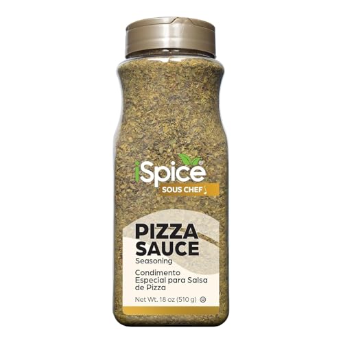 iSpice | Pizza Sauce Seasoning | Bulk Size | Mixed Spices & Seasonings | Kosher (18 OZ)