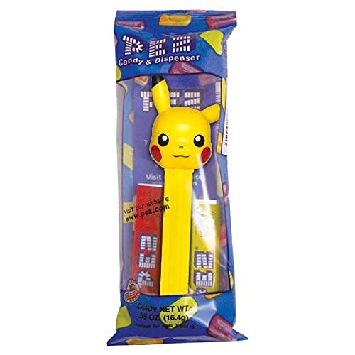 Pokemon PEZ Dispenser- Pikachu Pokemon Candy Dispenser With EXTRA Pez Candy Refills | Pokemon Party Favors, Grab Bag, Goodie Bags