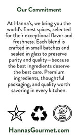 Hanna's Fine Herbs, Premium Quality, 4 fl oz Jar