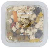 Delallo, Olives Lemon Feta Antipasti In Oil, 7 Ounce