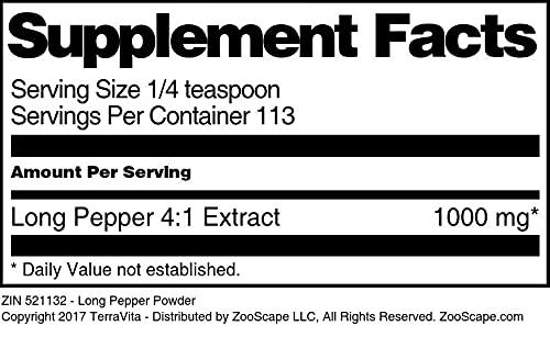 Long Pepper Powder (4 oz, ZIN: 521132) - 3 Pack