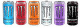 Monster Energy Ultra Zero Sugar Energy Drinks 16 ounce cans (Variety Pack 1, 6 Cans)