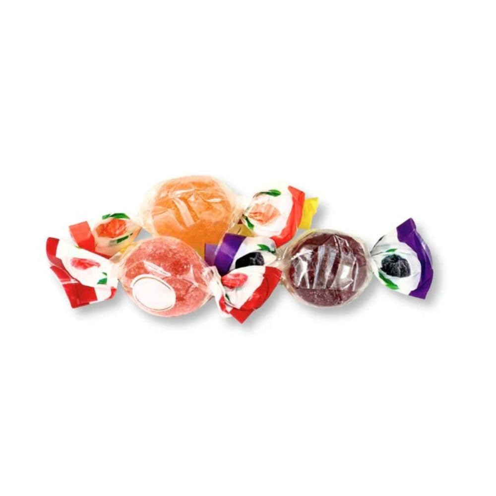 Italian Fruit Flavored Chewy Candy Individually Wrapped Bulk Bag - 5 lb (Approx. 300 pieces)
