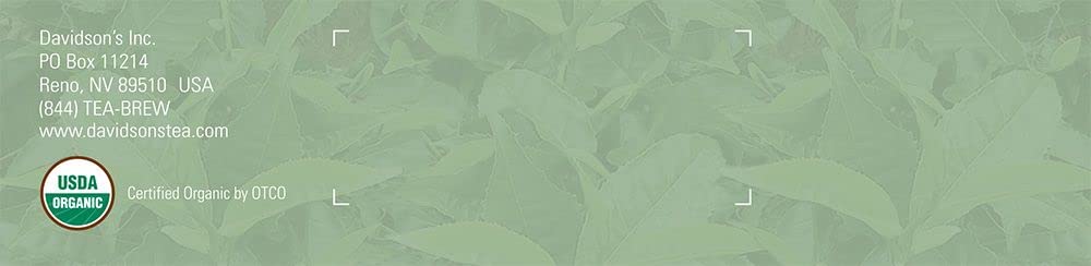Davidson's Organics, Coconut Chai, 100-count Unwrapped Tea Bags
