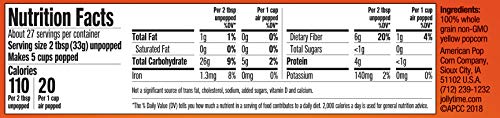 Jolly Time, Yellow Popcorn (Pack of 6)