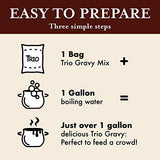 Trio Chicken Gravy Mix, Just Add Water, 22.6 oz Bag