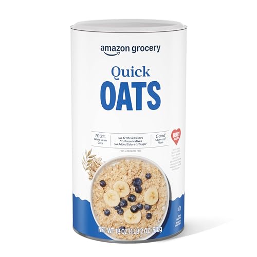 Amazon Grocery, Quick Cook Oats, 18 Oz