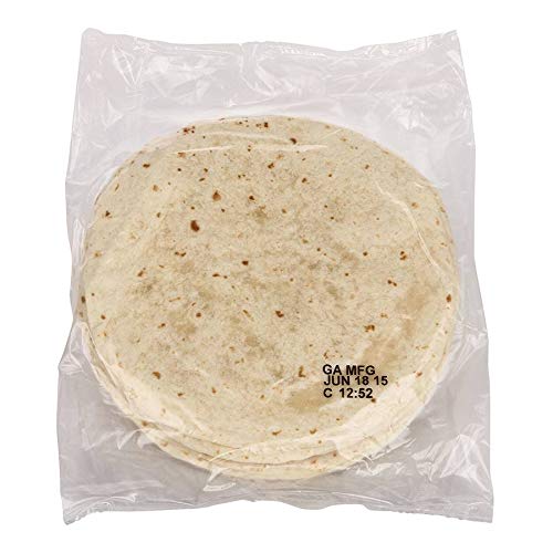 Mission Foods Heat Pressed Flour Tortilla, 8 inch - 12 per pack - 24 packs per case.