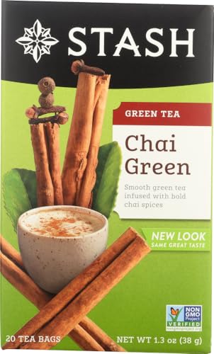 Stash Tea Chai Green Tea, 20 ct, 2 pk