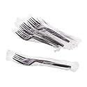 Individuanlly Wrapped Heavy Weight Plastic Fork (Black, 200)