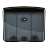EZbrnd Countertop MULTIFOLD Paper Towel Dispenser for kitchen/bathroom/office/RV/Airbnb, Pearl Black, 4500B-EZ