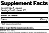 Cress - 450 mg (100 Capsules, ZIN: 519907) - 3 Pack