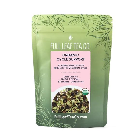 Organic Cycle Support Loose Leaf Tea - 2oz Bag (Approx. 30 Servings) | Full Leaf Tea Co.