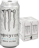 Monstar Energy, Zero Ultra, 16 fl oz, 4 Pack