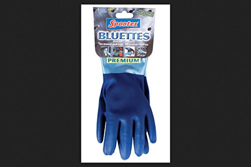 SPONTEX 20005 Household Gloves, X-Large, Blue