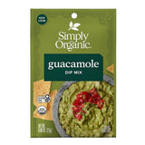 Simply Organic Dip Mix Guacamole - 0.8 oz - 2 pc