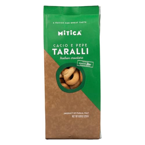 Mitica Taralli Cacio E Pepe, 8.81 OZ