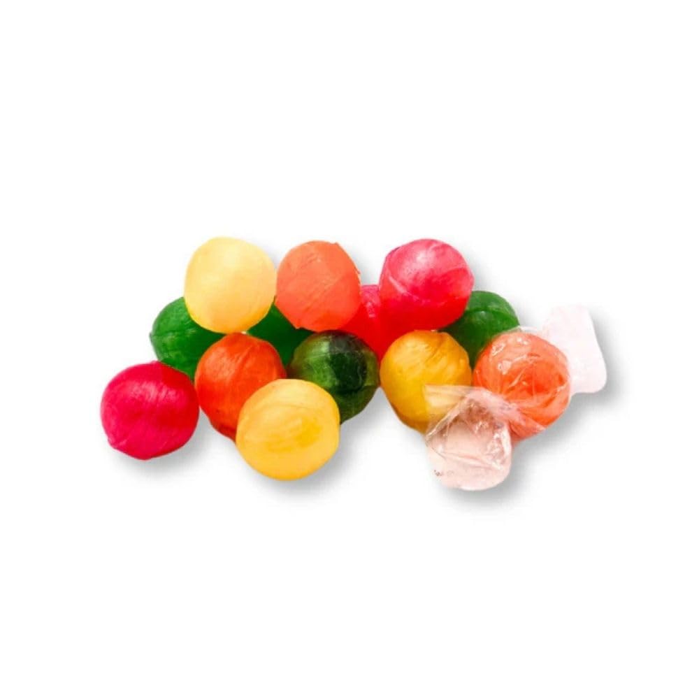 Sour Balls Hard Candy Assorted Fruit Flavors Bulk Bag - 25 lb (Approx. 2000 pieces)