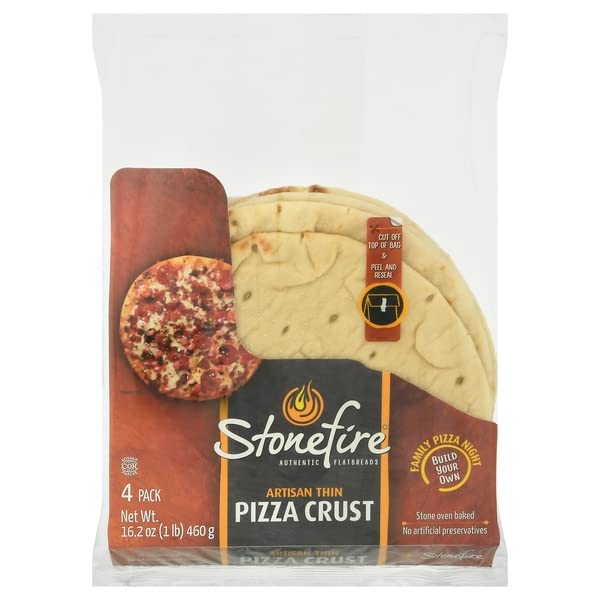 Stonefire, Pizza Crust Artisan Thin, 16.2 Ounce
