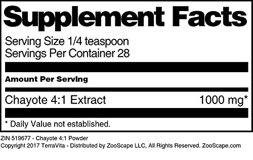 Chayote 4:1 Powder (1 oz, ZIN: 519677) - 3 Pack